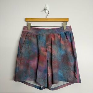 Lululemon Pace Breaker 7” Linerless Short Hazy Afterglow Multi Size Large